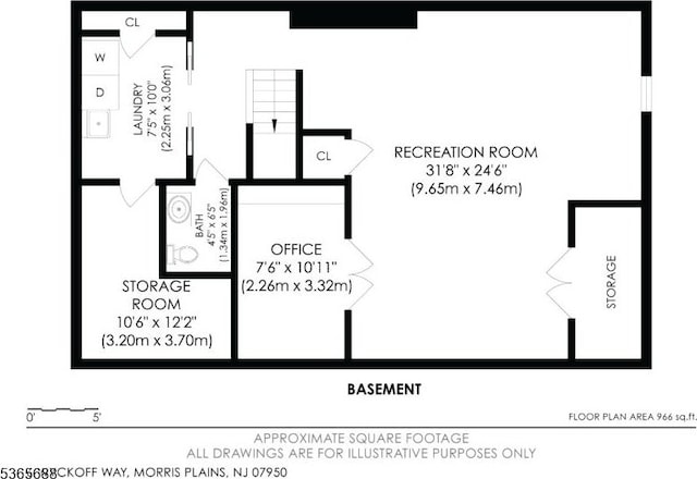 6 Wyckoff Way, Morris Plains Boro, NJ 07950 - view of room layout