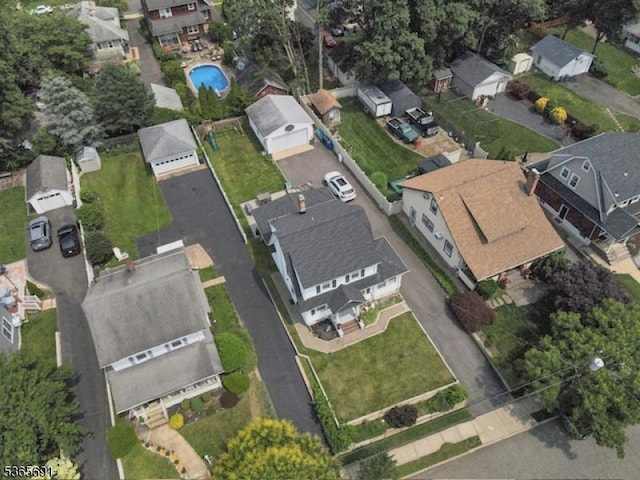 23 Brookside Ave, Hawthorne Boro, NJ 07506 - aerial view of property and surrounding area featuring nearby suburban area