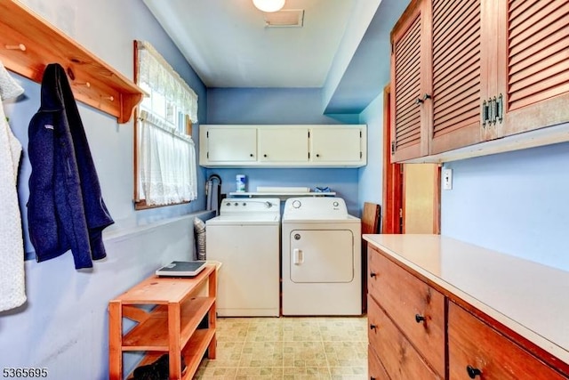 508 Stony Brook Dr, Bridgewater Twp, NJ 08807 - washroom featuring independent washer and dryer and cabinet space