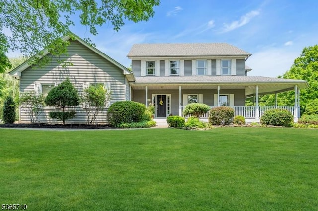 6 White Rd, Raritan Twp, NJ 08822 - view of front of property featuring a front lawn and a porch