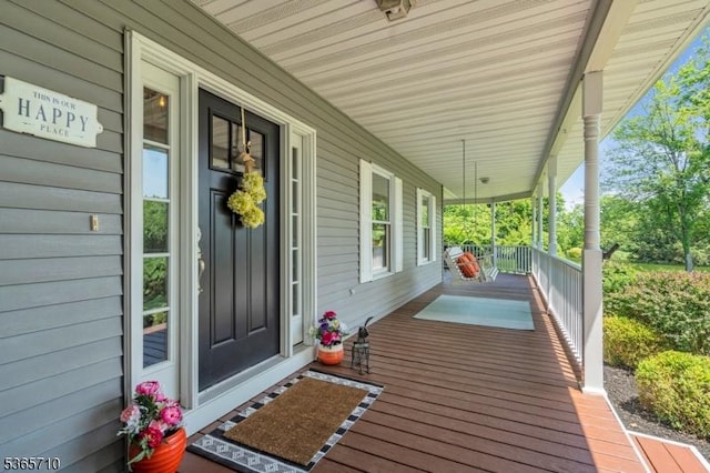 6 White Rd, Raritan Twp, NJ 08822 - view of wooden porch
