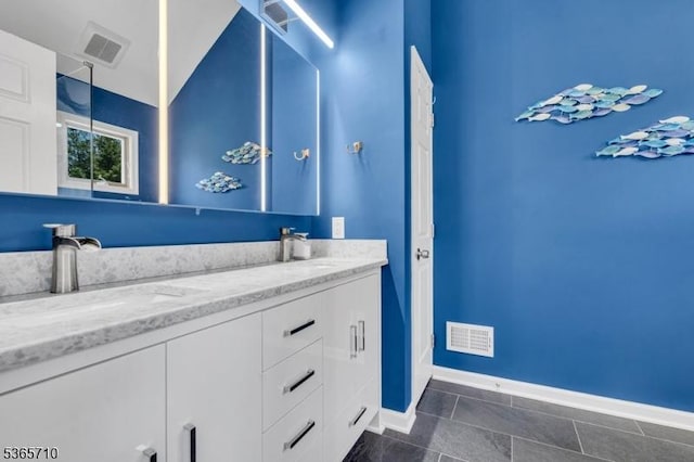 6 White Rd, Raritan Twp, NJ 08822 - bathroom featuring double vanity and tile patterned flooring