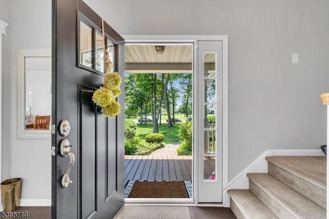 6 White Rd, Raritan Twp, NJ 08822 - doorway to outside featuring stairs