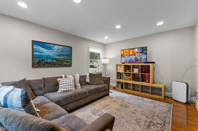 825 Odonnell Ave, Scotch Plains Twp, NJ 07076 - living room with recessed lighting and wood finished floors