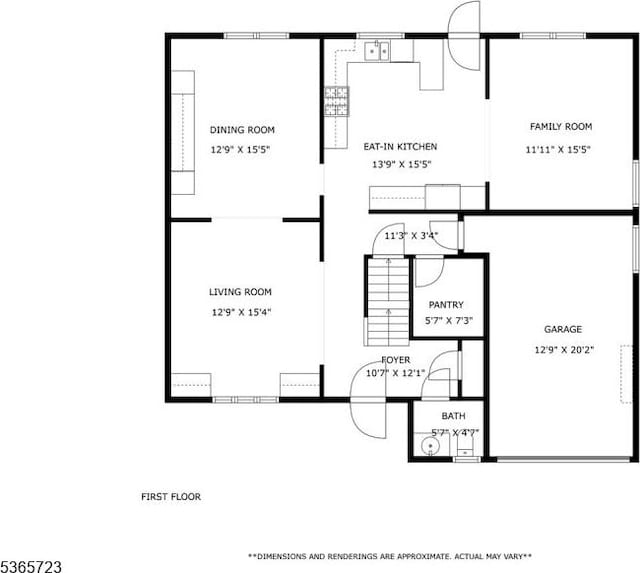 825 Odonnell Ave, Scotch Plains Twp, NJ 07076 - view of property floor plan