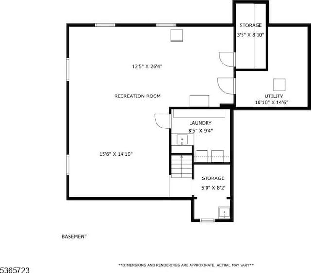 825 Odonnell Ave, Scotch Plains Twp, NJ 07076 - view of floor plan / room layout