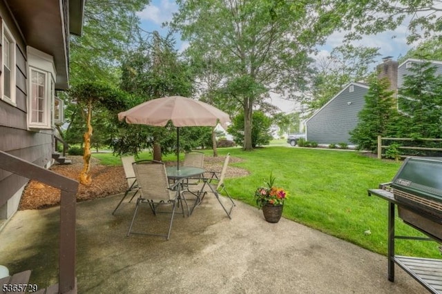 73 Garden Ave, Chatham Boro, NJ 07928 - view of patio / terrace with outdoor dining space and area for grilling