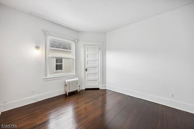 210 Baldwin St, Glen Ridge Boro Twp, NJ 07028 - unfurnished room featuring radiator and wood-type flooring
