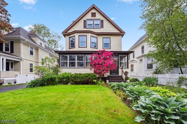 210 Baldwin St, Glen Ridge Boro Twp, NJ 07028 - view of front of house featuring a sunroom