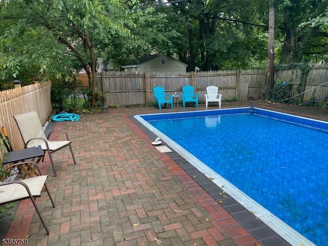 210 Baldwin St, Glen Ridge Boro Twp, NJ 07028 - view of swimming pool with a patio and a fenced backyard