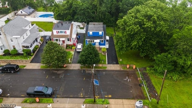 1837 Barnett St, Rahway City, NJ 07065 - aerial perspective of suburban area