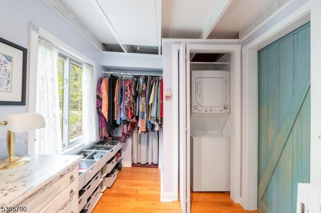 3 Maple Rd, Vernon Twp, NJ 07461 - closet with estacked washer and dryer