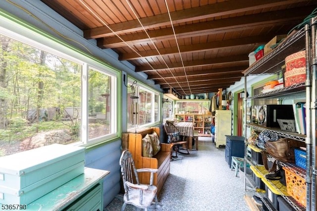 3 Maple Rd, Vernon Twp, NJ 07461 - sunroom / solarium with beam ceiling