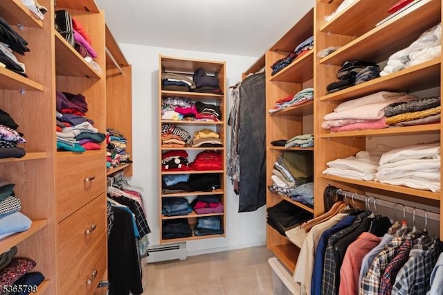 12 Autumn Dr, Mine Hill Twp, NJ 07803 - walk in closet featuring a baseboard radiator