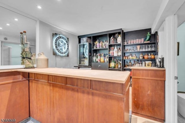 9 Mueller Ln, Franklin Twp, NJ 07882 - indoor dry bar featuring recessed lighting