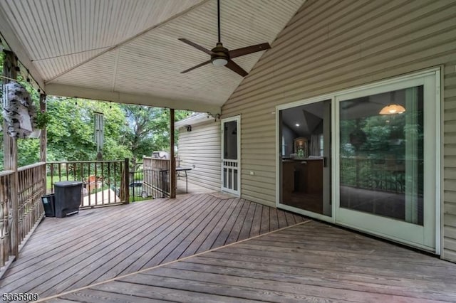 9 Mueller Ln, Franklin Twp, NJ 07882 - deck with ceiling fan