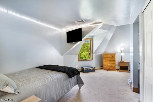 134 Milton Rd, Sparta Twp, NJ 07871 - bedroom featuring carpet floors and a baseboard radiator
