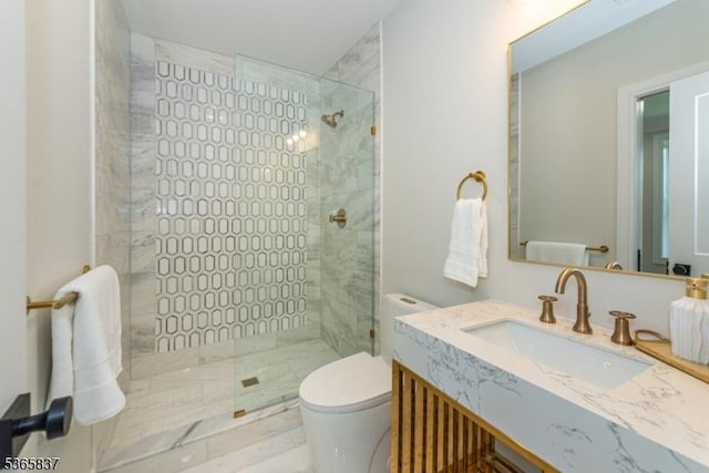 157 Meyersville Rd, Chatham Twp, NJ 07928 - bathroom featuring vanity and walk in shower