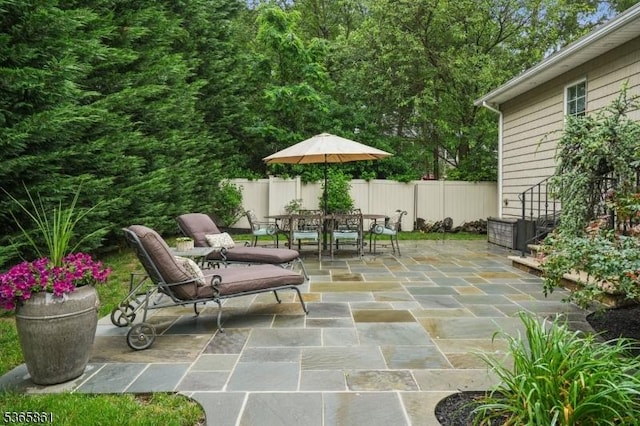 27 Wesley Ct, New Providence Boro, NJ 07974 - view of patio featuring outdoor dining area