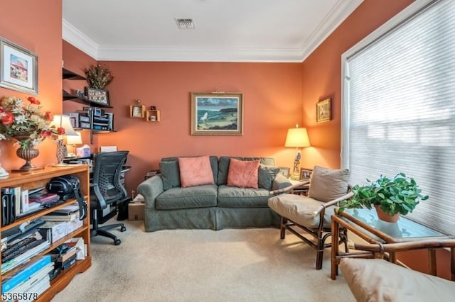 7108 Ravenscroft Rd Unit 7108, Clifton City, NJ 07013 - carpeted office space featuring ornamental molding