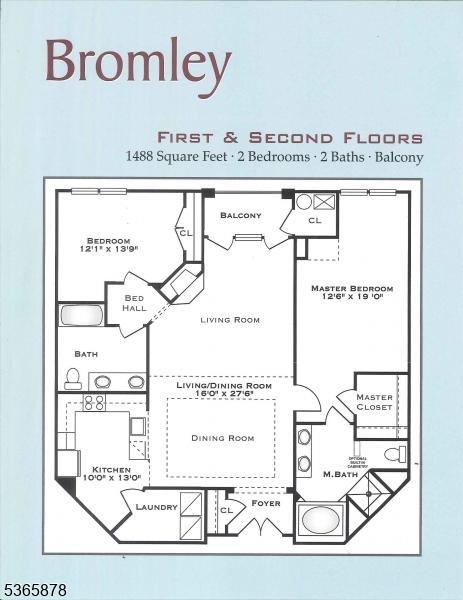 7108 Ravenscroft Rd Unit 7108, Clifton City, NJ 07013 - view of property floor plan