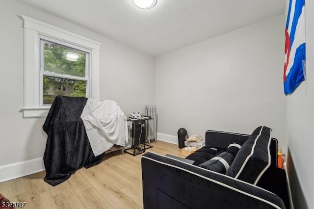 62 Rt46, Mine Hill Twp, NJ 07803 - miscellaneous room with radiator heating unit and wood finished floors