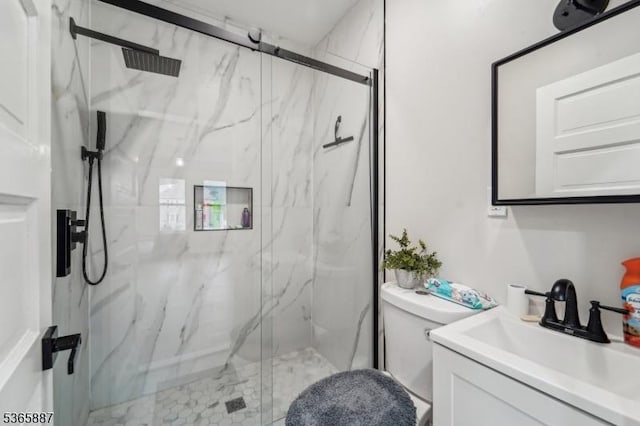62 Rt46, Mine Hill Twp, NJ 07803 - bathroom featuring vanity and a marble finish shower