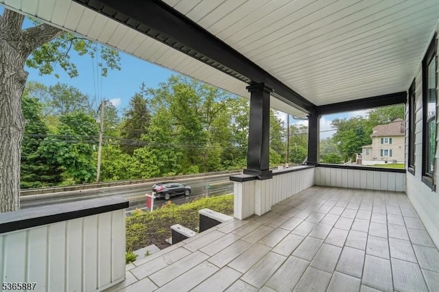 62 Rt46, Mine Hill Twp, NJ 07803 - view of patio / terrace featuring view of scattered trees