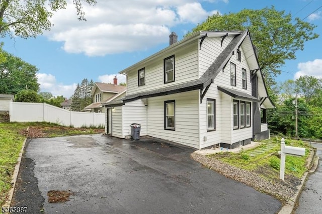 62 Rt46, Mine Hill Twp, NJ 07803 - view of side of property with a chimney