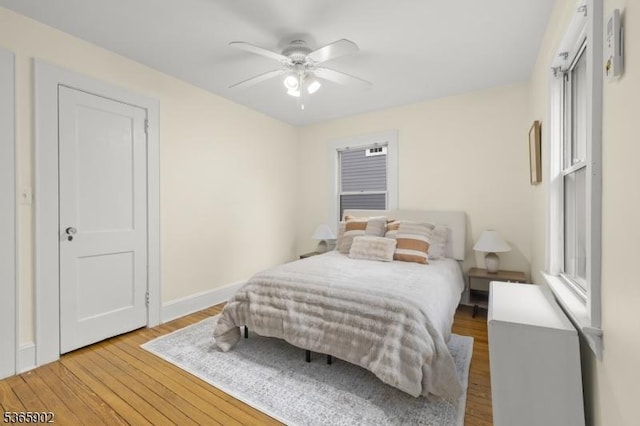 72 Meadowbrook Rd, Millburn Twp, NJ 07078 - bedroom with wood finished floors and a ceiling fan