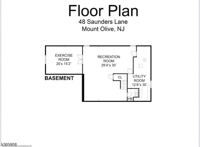 48 Saunders Ln, Mount Olive Twp, NJ 07840 - view of room layout
