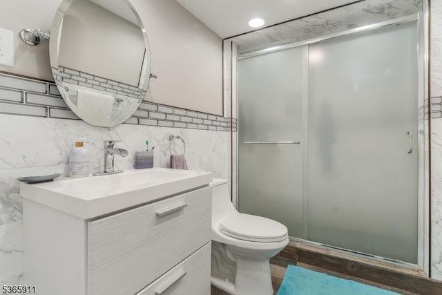 1592 Front St, Scotch Plains Twp, NJ 07076 - bathroom with vanity and a shower stall