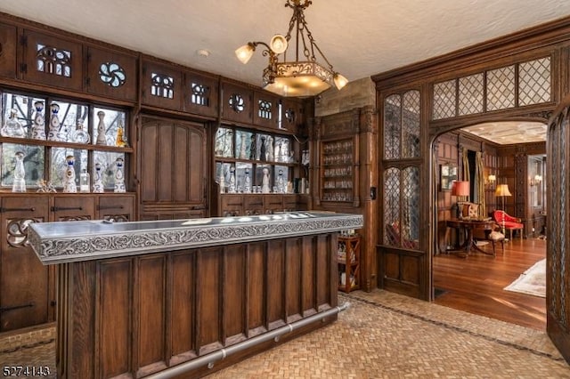 12 Canfield Rd, Morris Twp, NJ 07960 - bar area with pendant lighting