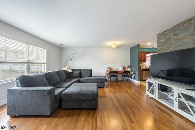 29 E Price St Unit 4, Linden City, NJ 07036 - living area featuring wood finished floors and baseboards