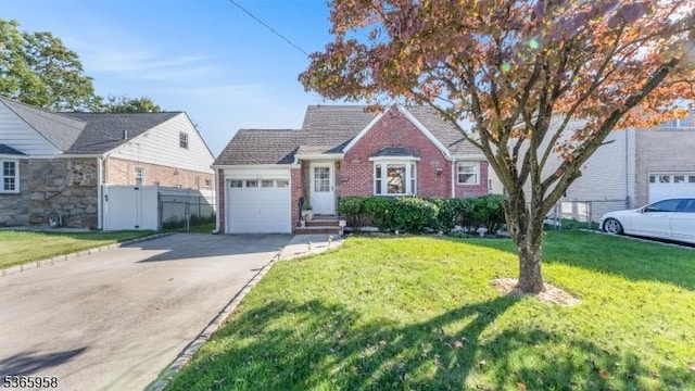 1786 Union Ave, Union Twp, NJ 07083 - view of front of house featuring brick siding, an attached garage, and driveway