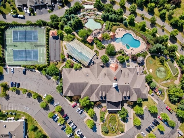 10 Cliff Rd Unit A3, Woodland Park, NJ 07424 - aerial view of property's location featuring a pool