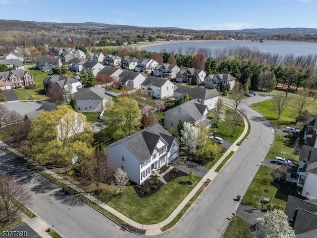 36 Crestview Dr, Clinton Twp, NJ 08809 - aerial view of property's location featuring a nearby body of water and nearby suburban area