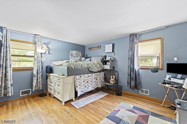 132 N 17th St, Prospect Park Boro, NJ 07508 - bedroom with light wood finished floors and baseboards