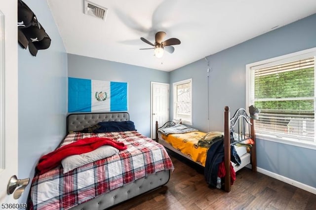 9 Beavers St, High Bridge Boro, NJ 08829 - bedroom featuring wood finished floors and a ceiling fan