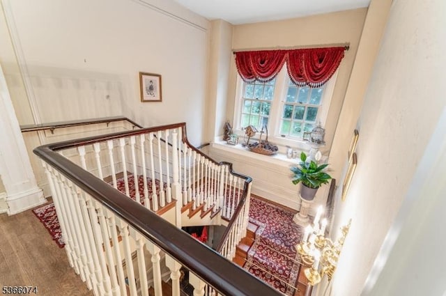 701 Hillcrest Blvd, Phillipsburg Town, NJ 08865 - stairs with wood finished floors