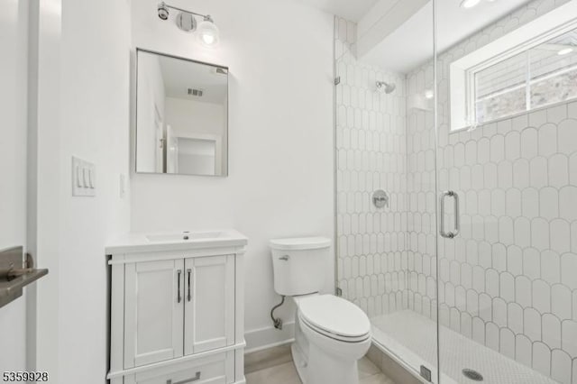 151 Center Ave, Chatham Boro, NJ 07928 - full bath with a stall shower and vanity