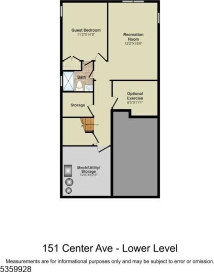 151 Center Ave, Chatham Boro, NJ 07928 - view of property floor plan