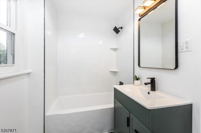 121 S Kingman Rd, South Orange Village Twp, NJ 07079 - full bathroom with vanity and shower / washtub combination