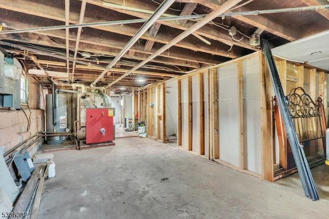 1432 Munn Ave, Hillside Twp, NJ 07205 - below grade area featuring water heater