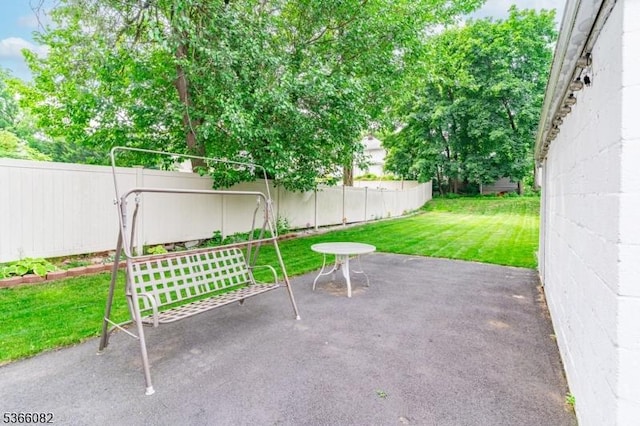1432 Munn Ave, Hillside Twp, NJ 07205 - fenced backyard with a patio