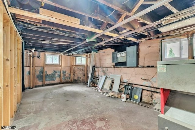 1432 Munn Ave, Hillside Twp, NJ 07205 - below grade area with electric panel