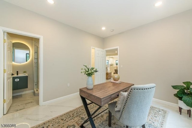24 Hillcrest Rd, Mountain Lakes Boro, NJ 07046 - home office featuring recessed lighting