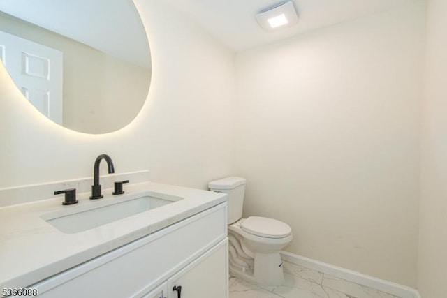 24 Hillcrest Rd, Mountain Lakes Boro, NJ 07046 - bathroom featuring marble look tiles and vanity
