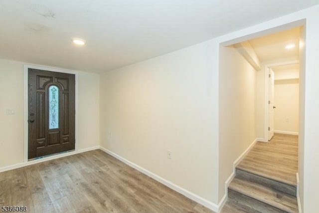 24 Hillcrest Rd, Mountain Lakes Boro, NJ 07046 - foyer with wood finished floors and recessed lighting