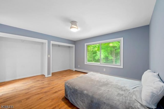 1 Lee Hill Rd, Byram Twp, NJ 07821 - bedroom featuring wood finished floors and multiple closets